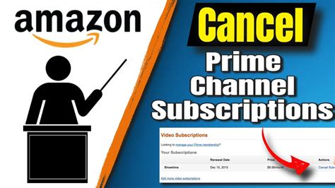 cancel channel subscription amazon.